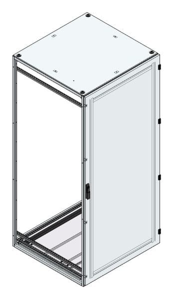 MEHLER - Alu-Anreihschrank BxHxT 1000x2200x1000mm