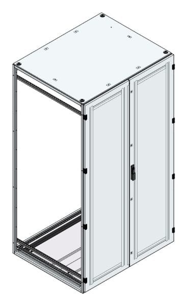 MEHLER - Alu-Anreihschrank BxHxT 1200x2200x1000mm