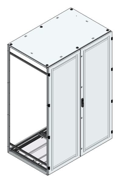 MEHLER - Alu-Anreihschrank BxHxT 1500x2200x1000mm