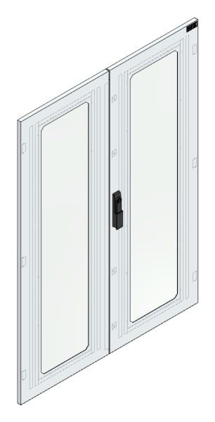 MEHLER - Aufpreis Sichttür C-2flügelig, Höhe 1400