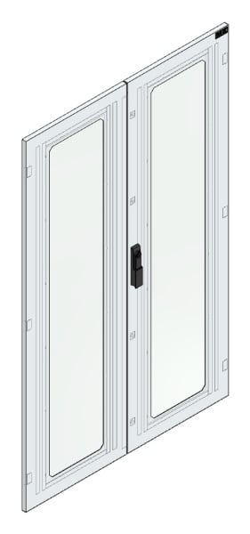 MEHLER - Aufpreis Sichttür C-2flügelig, Höhe 1600