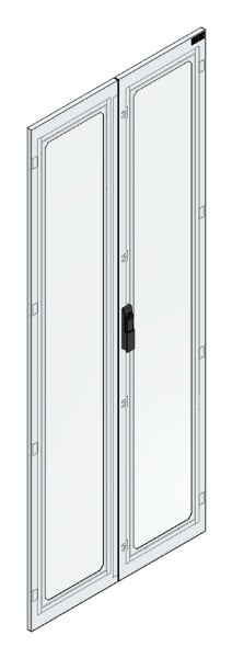 MEHLER - Aufpreis Sichttür C-2flügelig, Höhe 2000