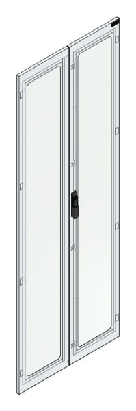 MEHLER - Aufpreis Sichttür C-2flügelig, Höhe 2200