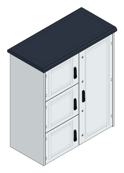 MEHLER - Access Point CN.as 2fach 4türig passiv