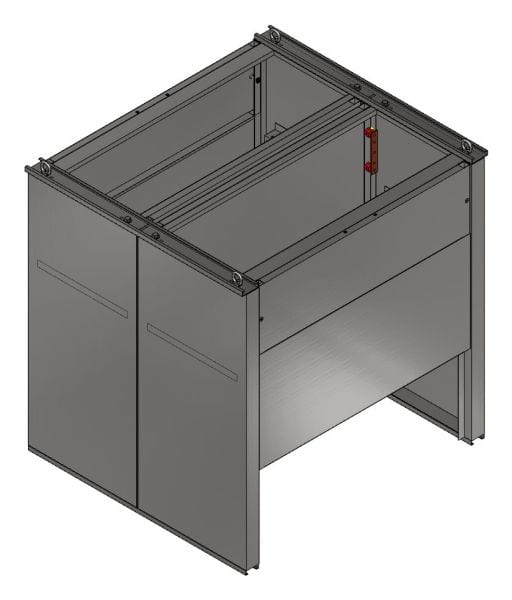 MEHLER - CN.as 4-fach Sockel V4A geschliffen