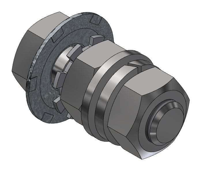 MEHLER - Erdungsschraube Stahl 8.8, M8x25