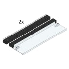 MEHLER - 2x Kabeleinführung m. Moosgummi oben,