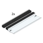 MEHLER - 2x Kabeleinführung m. Moosgummi unten,