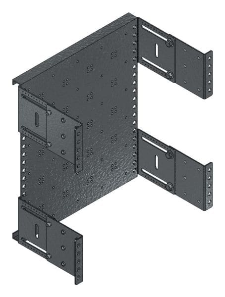 MEHLER - Grundpaneel gelocht Breite A, Höhe 250mm