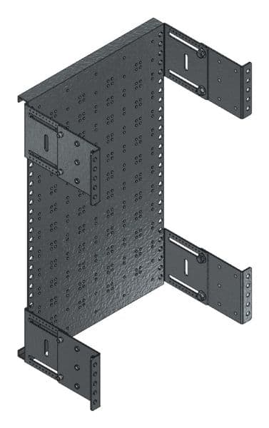 MEHLER - Grundpaneel gelocht Breite A, Höhe 350mm