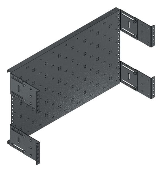 MEHLER - Grundpaneel gelocht Breite B, Höhe 250mm