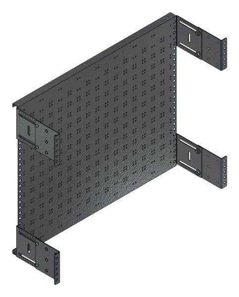 MEHLER - Grundpaneel gelocht Breite B, Höhe 350mm