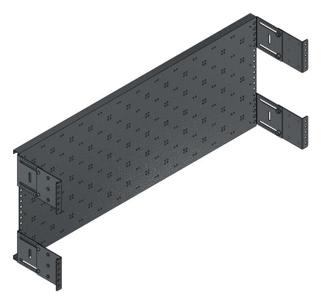 MEHLER - Grundpaneel gelocht Breite C, Höhe 250mm