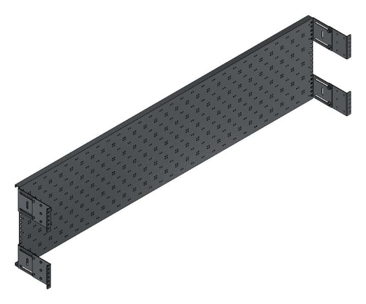 MEHLER - Grundpaneel gelocht Breite E, Höhe 250mm
