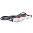 MEHLER - 19'' Steckdosenleiste 6fach Schuko, 3ph