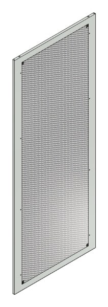 MEHLER - Prise Rückwand gelocht, Breite 800 Höhe 2000
