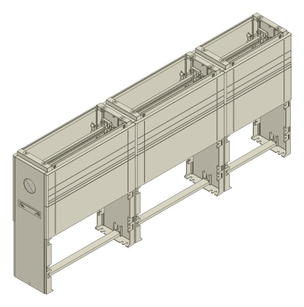 MEHLER - KS-Sockel,H950xT310mm passend für