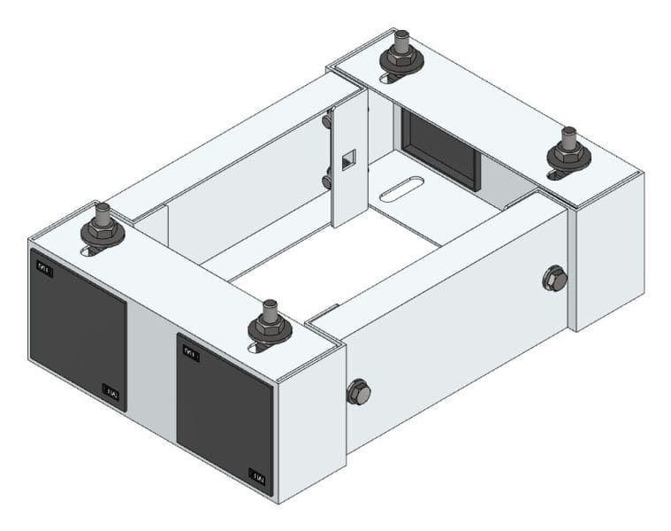 MEHLER - Standsockel f. Freiluftvert Breite A