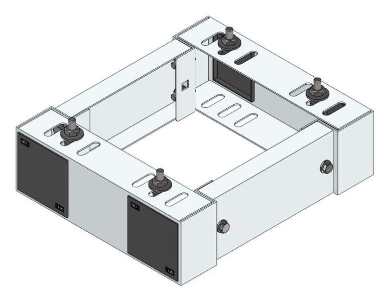 MEHLER - Standsockel f. Freiluftvert Breite A