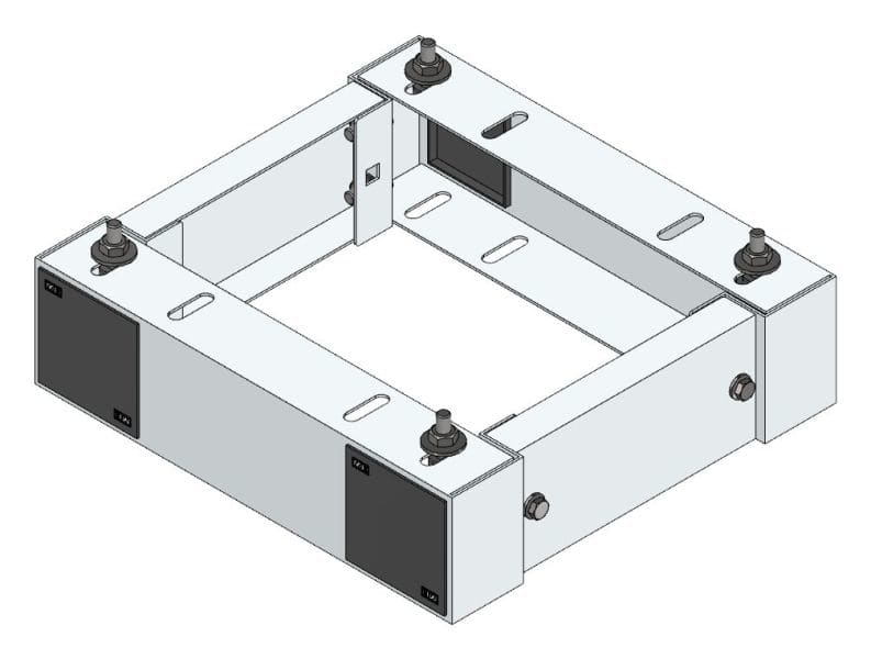 MEHLER - Standsockel f. Freiluftvert Breite A