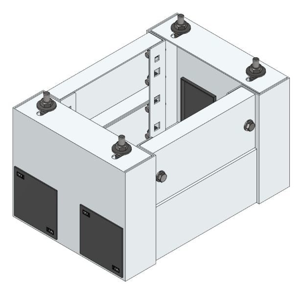 MEHLER - Standsockel f. Freiluftvert Breite A