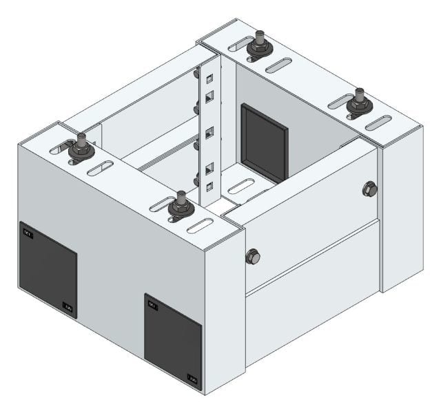 MEHLER - Standsockel f. Freiluftvert Breite A