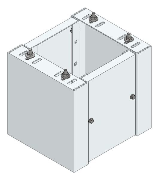 MEHLER - Standsockel f. Freiluftvert Breite A