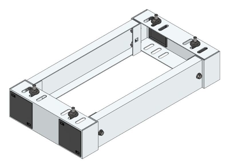 MEHLER - Standsockel f. Freiluftvert Breite B