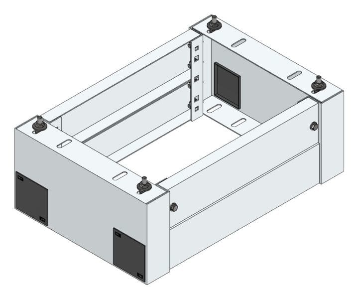 MEHLER - Standsockel f. Freiluftvert Breite B