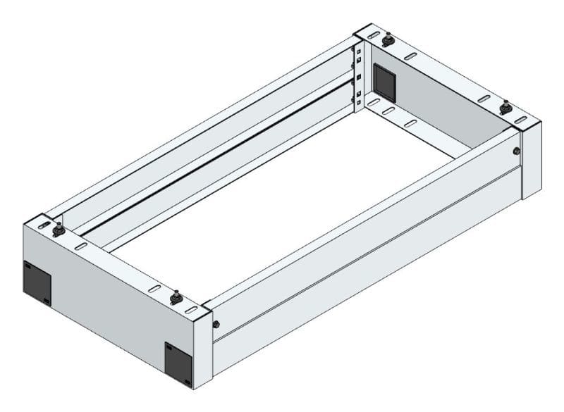 MEHLER - Standsockel f. Freiluftvert Breite E