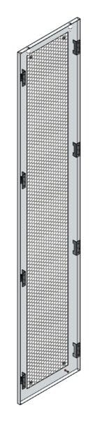 MEHLER - Rückwand-Gelocht f. TSRM-A Höhe 2000