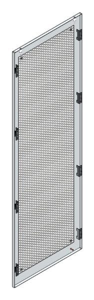 MEHLER - Rückwand-Gelocht f. TSRM-B Höhe 1800