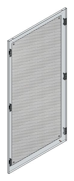 MEHLER - Rückwand-Gelocht f. TSRM-C Höhe 1600