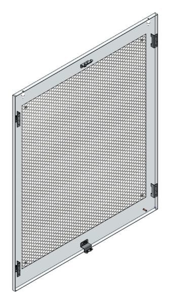 MEHLER - Rückwand-Gelocht f. TSRM-D Höhe 1200