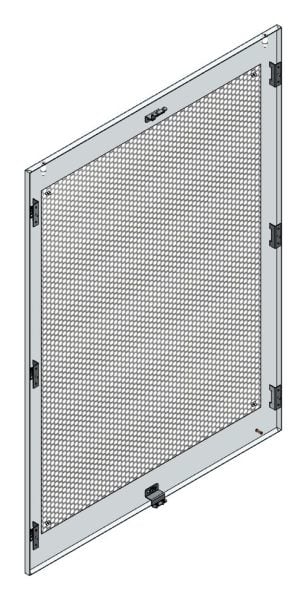 MEHLER - Rückwand-Gelocht f. TSRM-D Höhe 1400