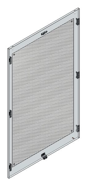 MEHLER - Rückwand-Gelocht f. TSRM-D Höhe 1600