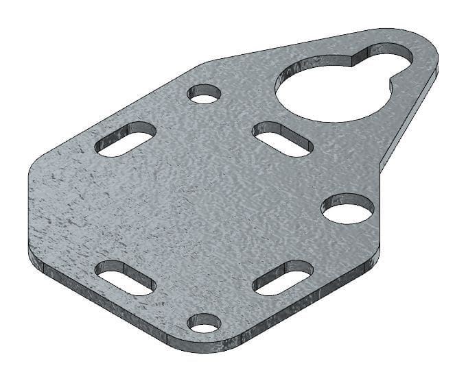 MEHLER - 4 Stk. Wandbefestigungslaschen