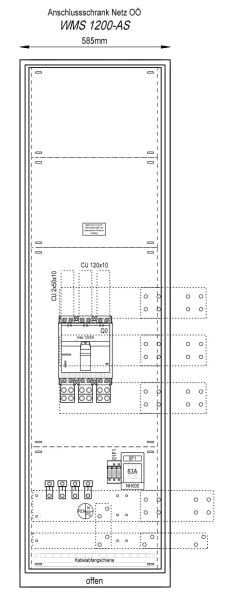 MEHLER - Anschluss-Schrank 1200A