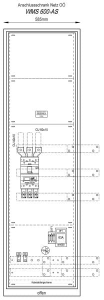 MEHLER - Anschluss-Schrank 600A