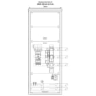 MEHLER - Anschluss-Schrank 600A, Freiluft Alu