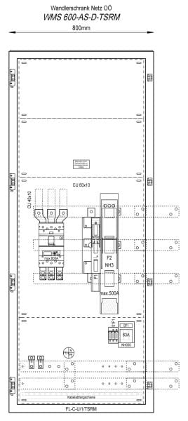 MEHLER - Anschluss-Schrank 600A
