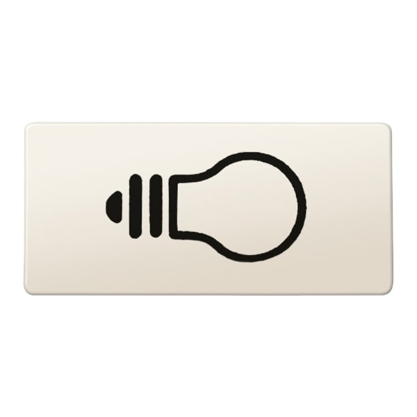 MERTEN - Symbole, rechteckig, Licht, weiß