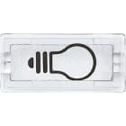 MERTEN - Symbole, rechteckig, Licht, glasklar