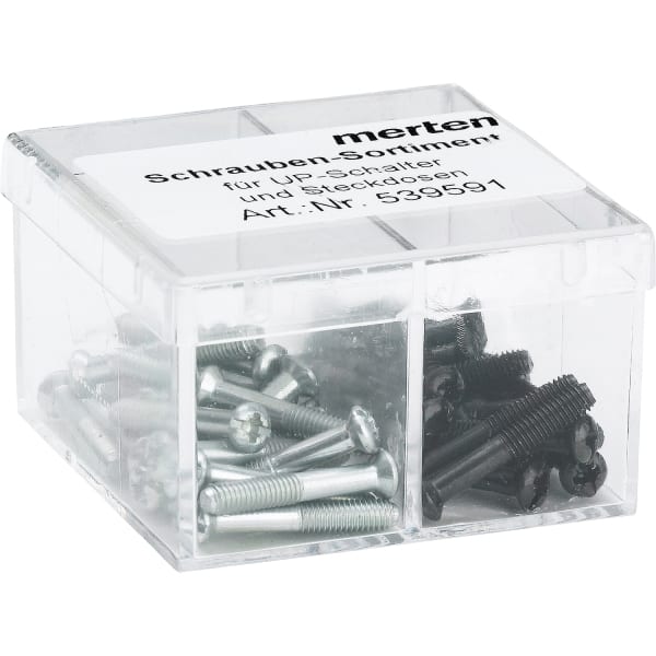 MERTEN - Schraubensortiment in Kunststoffbox