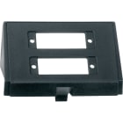 MERTEN - Einschub für Duplex SC, schwarz, System M, System Design, System Fläche