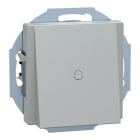 MERTEN - Zentralplatte Leitungsauslass, aluminium, System M