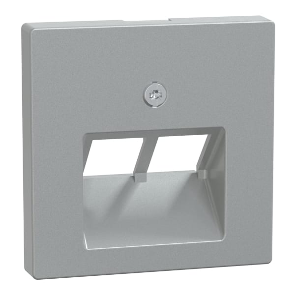 MERTEN - Zentralplatte für UAE-Einsatz, 2fach, aluminium, System M