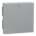 MERTEN - Wippe mit Kennzeichnung 0/ 1, aluminium, System M