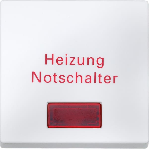 MERTEN - Wippe für Heizungs-Notschalter, polarweiß, System M