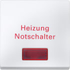 MERTEN - Wippe für Heizungs-Notschalter, polarweiß, System M
